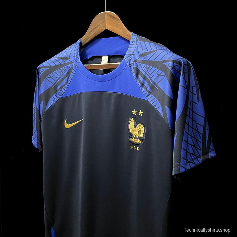 22/23 French Royal Blue Pre-match Training 