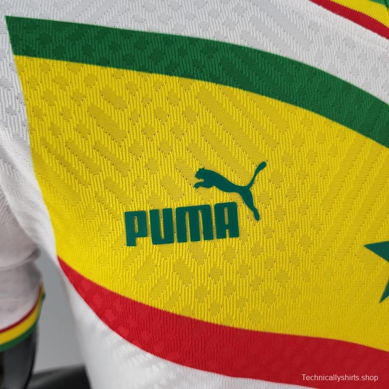 Player Version 2022 Senegal Home Soccer Jersey