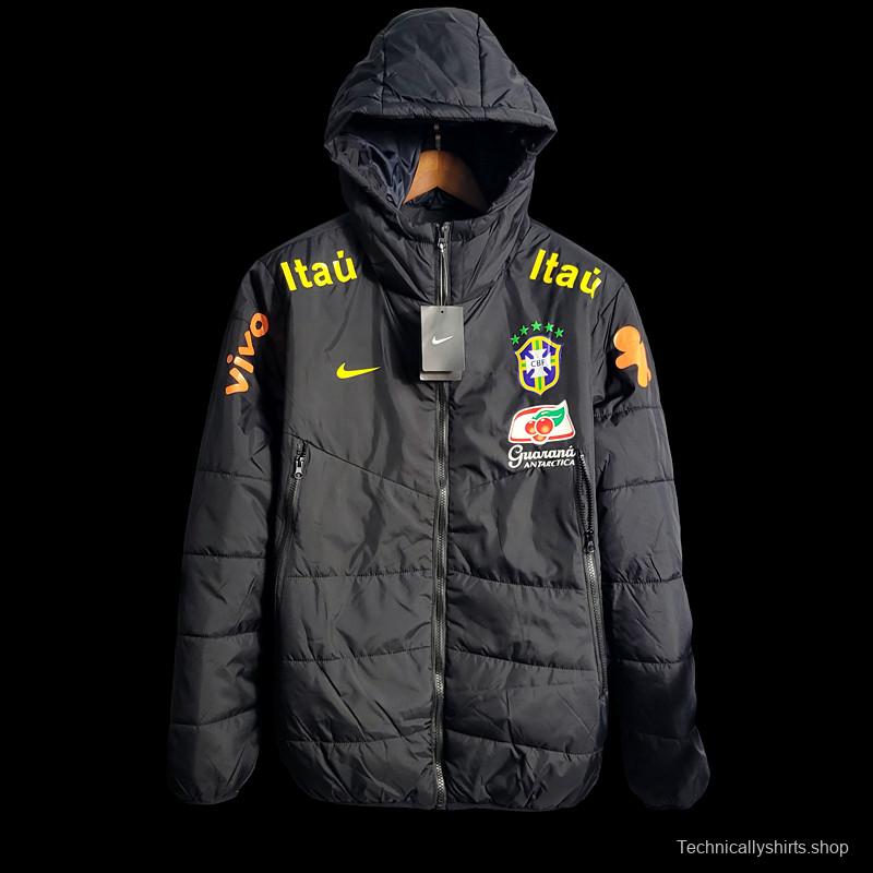 2022 Brazil Black Downcoat Jacket