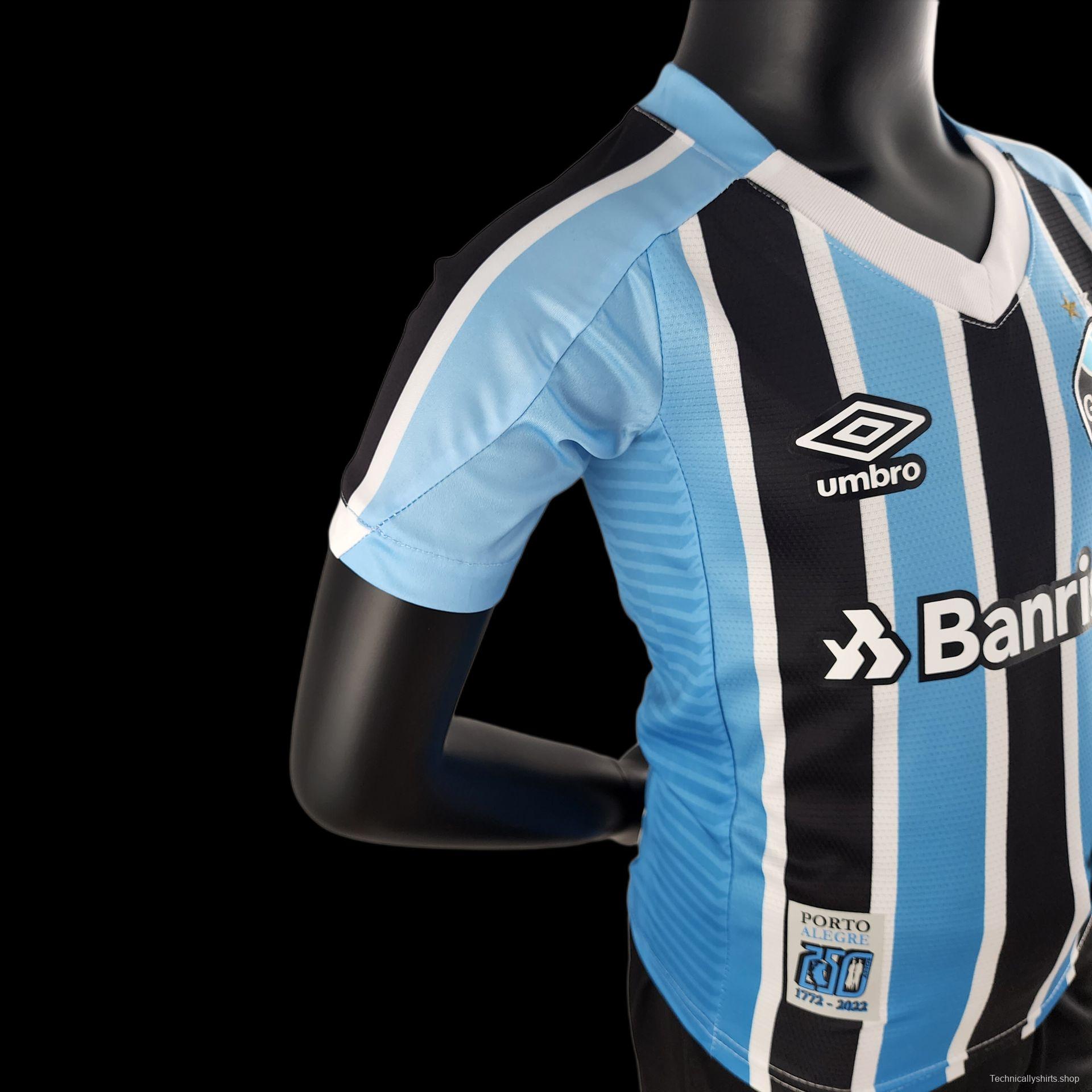 22/23 Kids Kit Gremio Home Size：16-28 Soccer Jersey