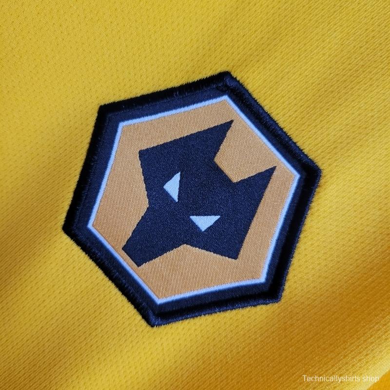 22/23 Wolverhampton Wanderers Home Soccer Jersey