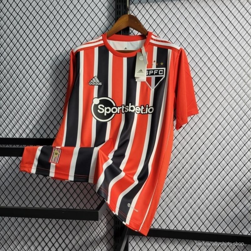 22/23 Sao Paulo Away Soccer Jersey