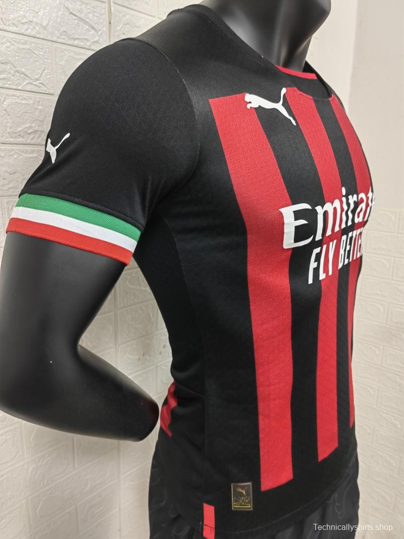 Player Version 22/23 AC Milan Home Soccer Jersey