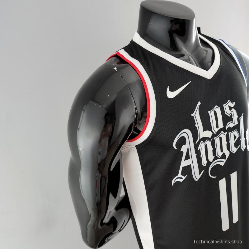 WALL#11 Los Angeles Clippers Black NBA Jersey