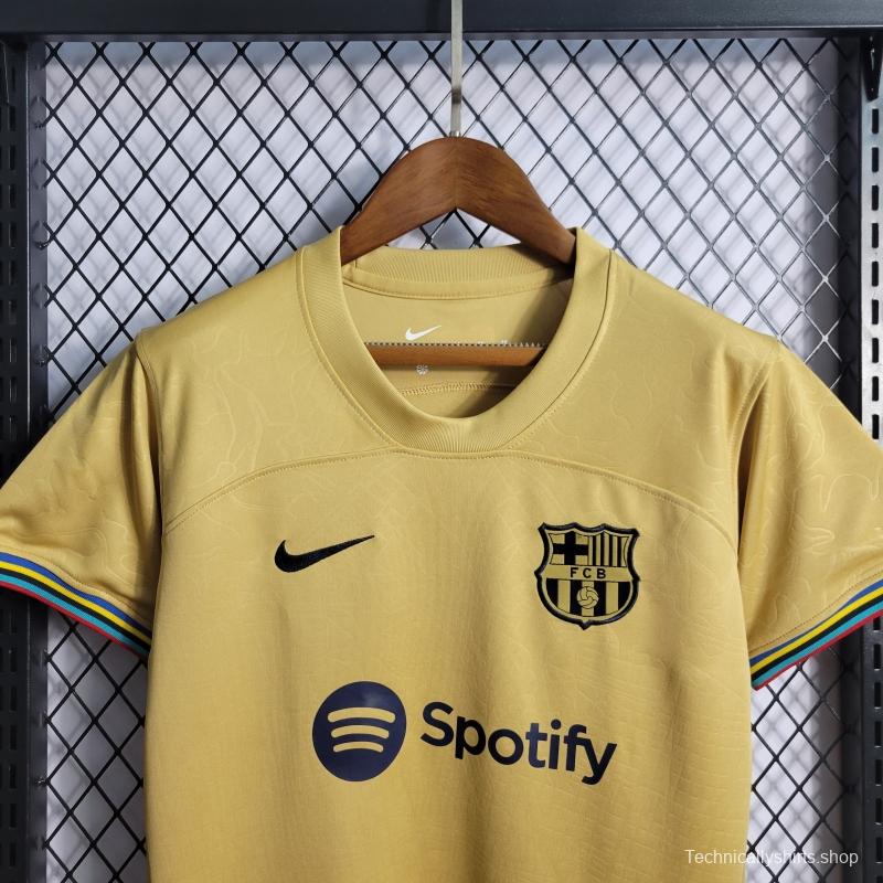 22/23 Woman Barcelona Away Soccer Jersey