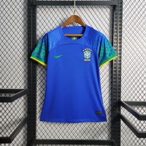 2022 Woman Brazil Away Soccer Jersey