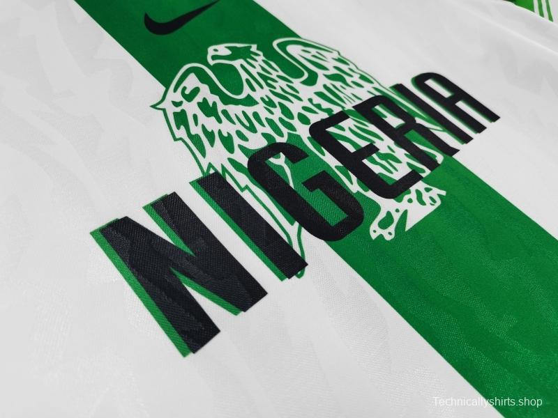 Retro 1996/98 Nigeria Away Soccer Jersey