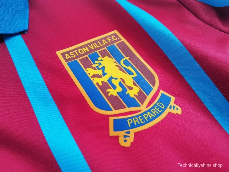 Retro 1993/95 Aston Villa Home Soccer Jersey