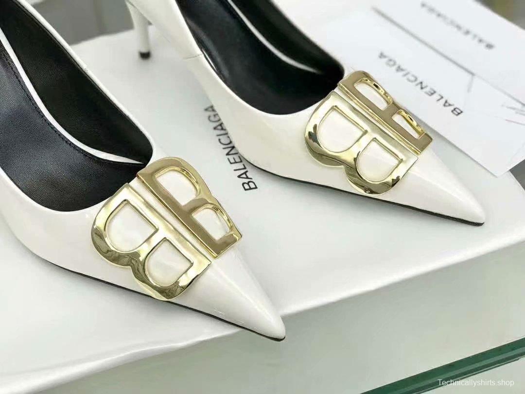 2 Color Women Balenciaga High Heels Shoes