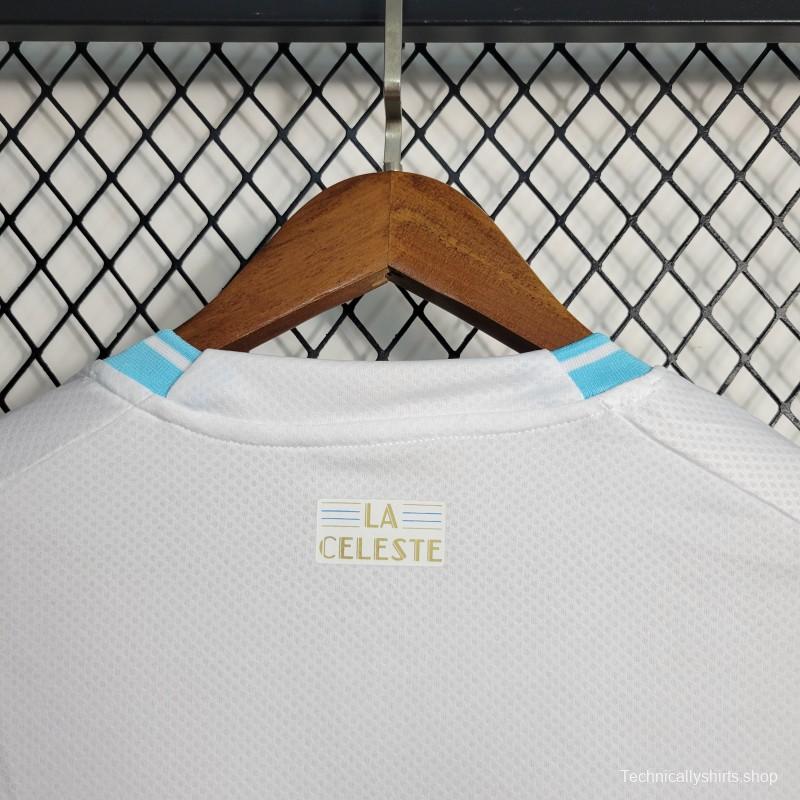 2023 Uruguay Away White Jersey