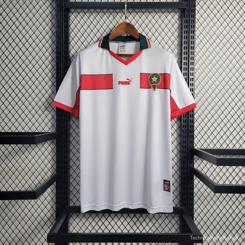 Retro 1998 Morocco Away Soccer Jersey