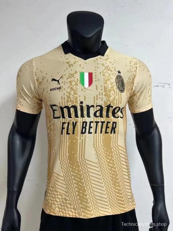 Player Version 22/23 AC MILAN Goalkeeper X KOCHÉ 4TH Golden Jersey