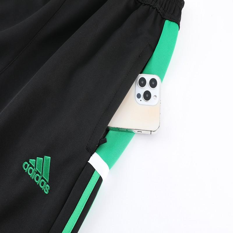 2023 Adidas Green Black Full Zipper Jacket +Pants