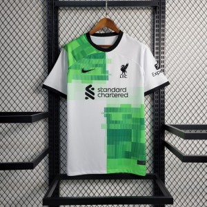 23-24 Liverpool Away White/Green Jersey