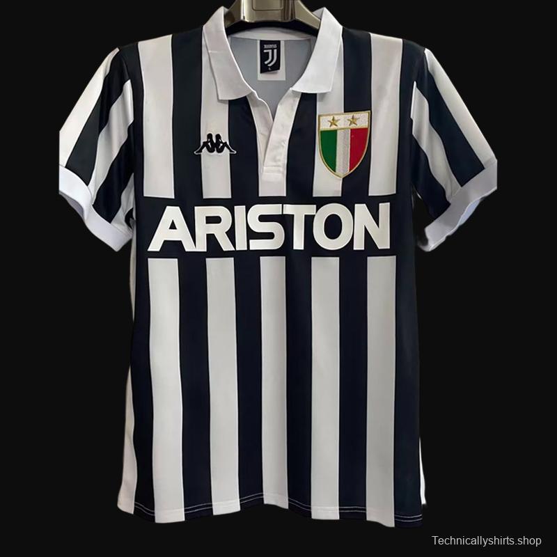 Retro 84/85 Juventus Home Jersey