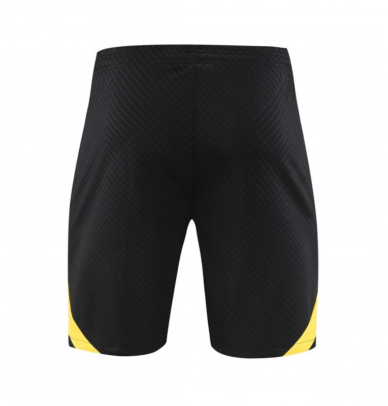 23-24 PSG Black Yellow Short Sleeve+Shorts