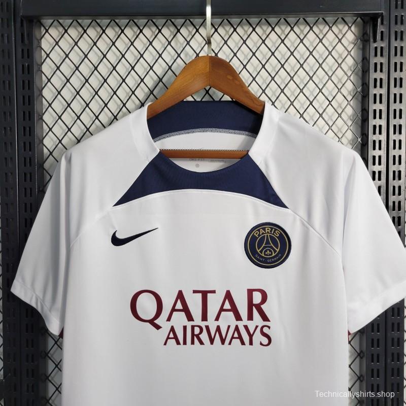 23-24 PSG Training White  Jersey