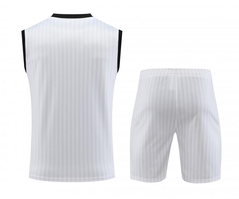 23-24 Flamengo White Remake Icon White Vest Jersey+Shorts