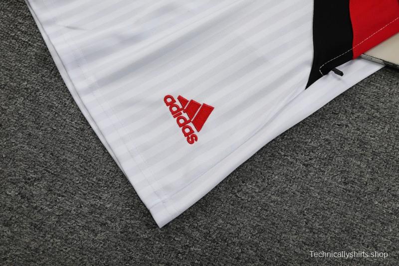 23-24 Flamengo White Remake Icon White Vest Jersey+Shorts