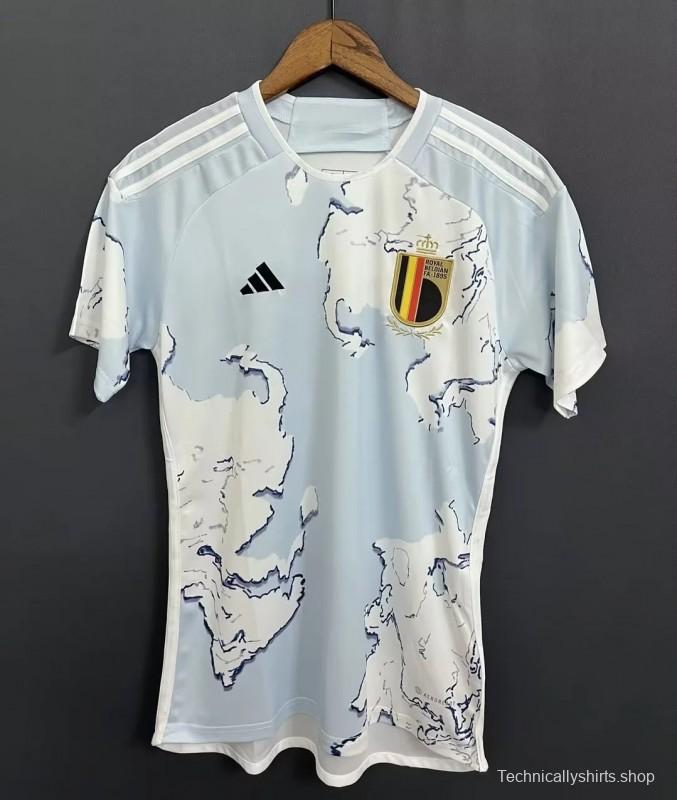 2023 Belgium Light Blue Women Jersey