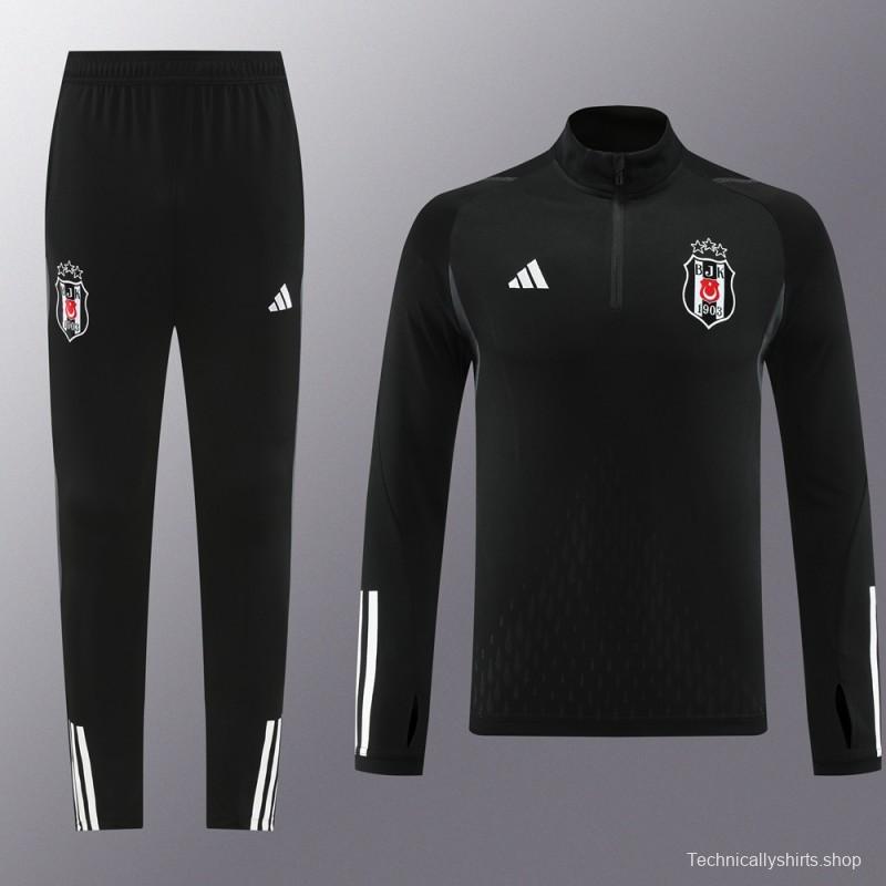 23/24 Besiktas Black Half Zipper Jacket+Pants