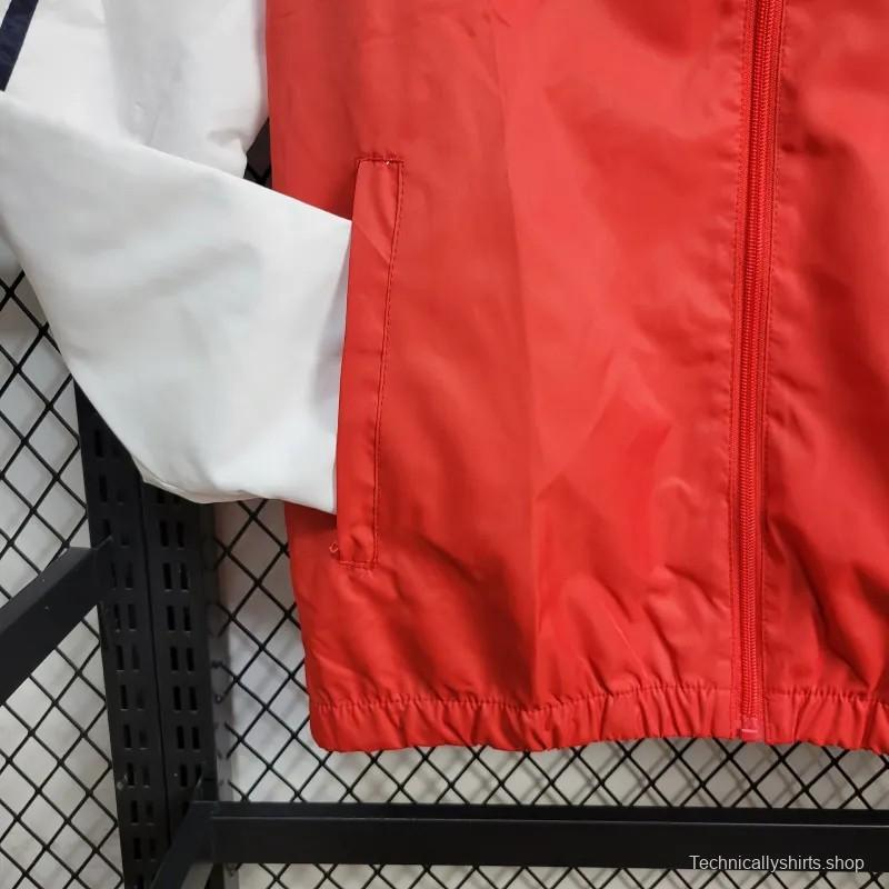 24/25 Sao Paulo Red Windbreaker