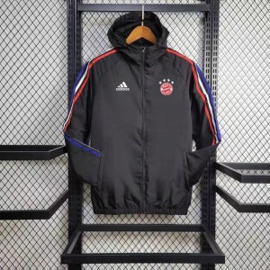 24/25 Bayern Munich  Black Windbreaker