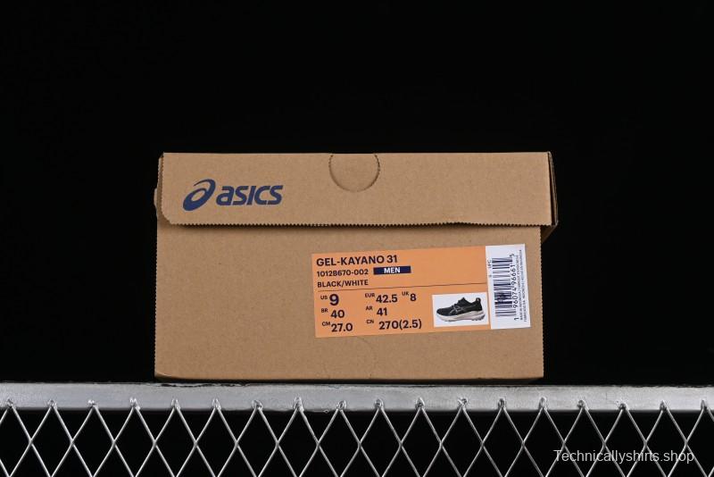 Asics Gel-Kayano 31 Running Shoes with GEL Cushioning and FLYTEFOAM BLAST Technology - 1012B670-002