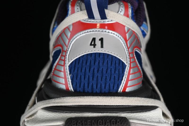 Balenciaga Phantom Sneaker 10th Generation Lace-Up Running Shoes with Transparent Heel Strap - W3XLL0525