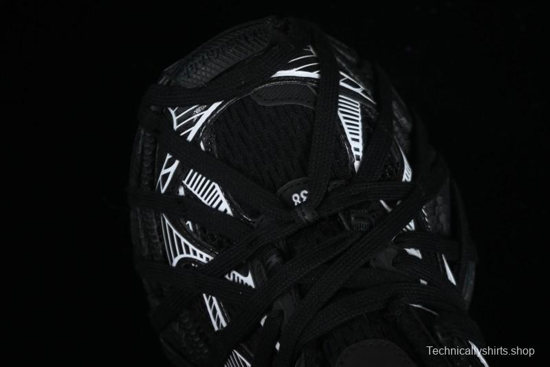 Balenciaga Phantom Sneaker 10th Generation Lace-Up Running Shoes with Transparent Heel Strap - W3XL11090