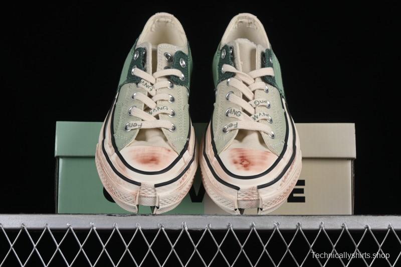 Feng Chen Wang Converse Chuck 70 Low Unisex Deconstructed Canvas Sneakers - A07636C