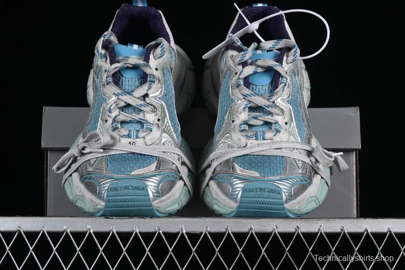 Balenciaga Phantom Sneaker 10th Generation Trend Running Shoes with Transparent Heel Strap - W3XL54095