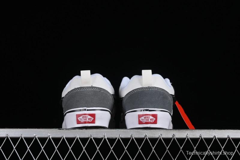 Vans Classics Knu Skool Retro Skate Shoes with Checkerboard Design - VN0009QC6PA