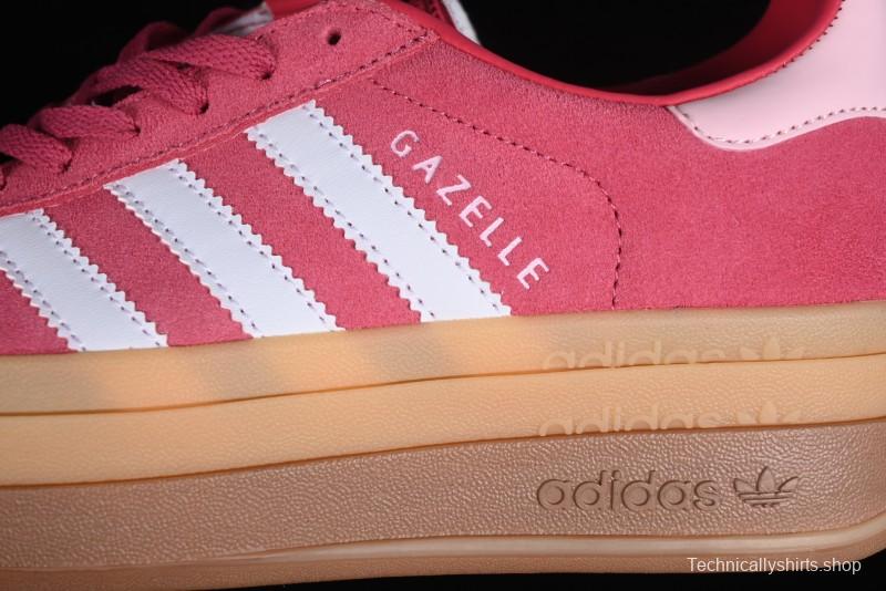 Adidas Originals Gazelle Bold Low-Top Sneakers with Thick Sole for Anti-Slip and Durability - ID6997