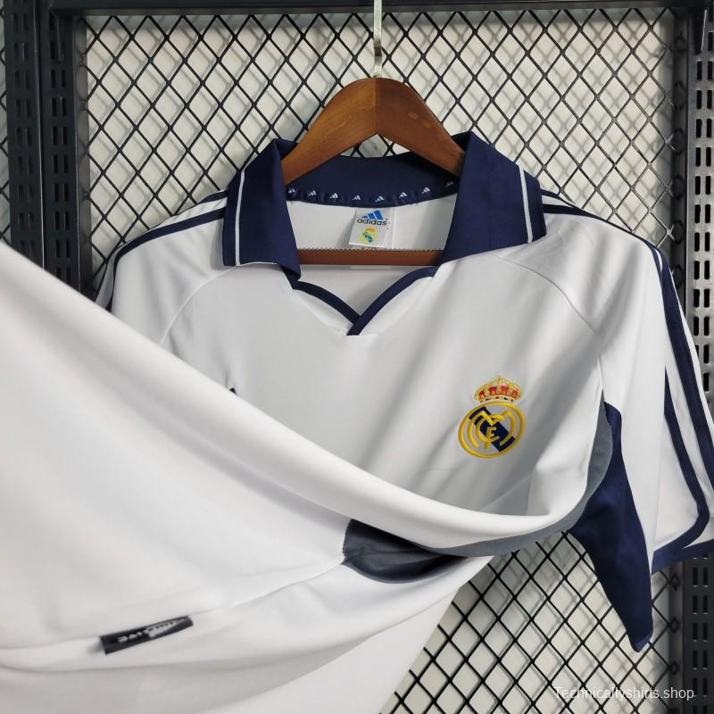 Retro 00/01 Real Madrid Home Jersey