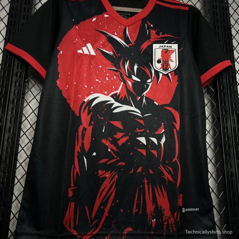 2024 Japan Dragon Ball Goku Red/Black Jersey