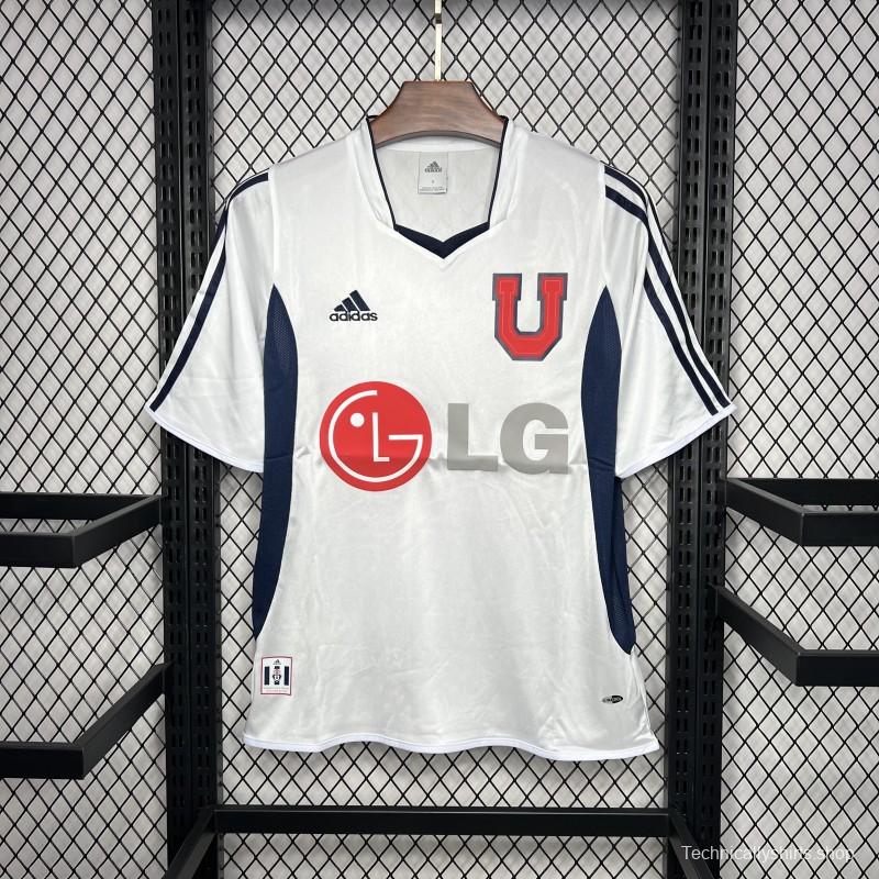 Retro 02/03 Universidad De Chile  Away White Jersey