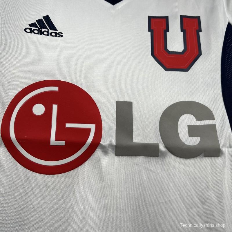 Retro 02/03 Universidad De Chile  Away White Jersey