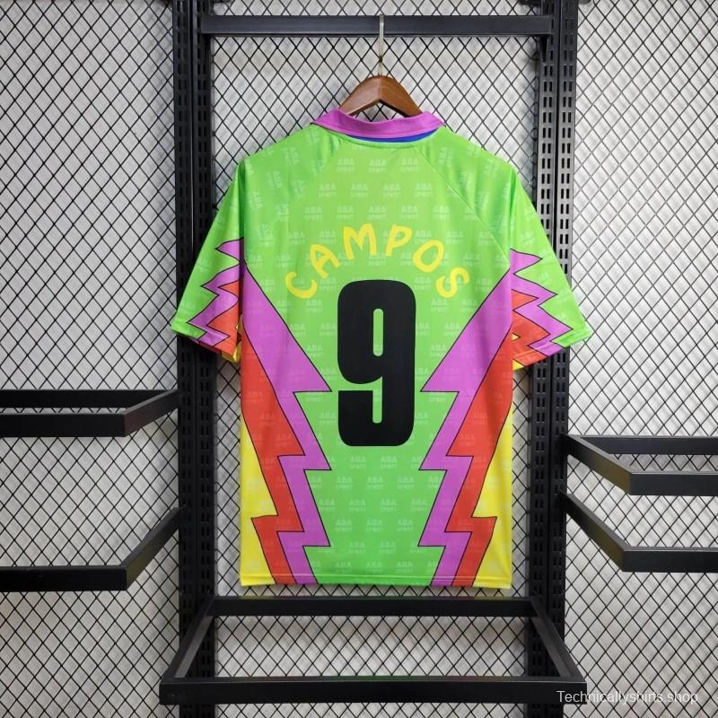 Retro 1994 USA World Cup Mexico Goalkeeper Jorge Campos Jersey