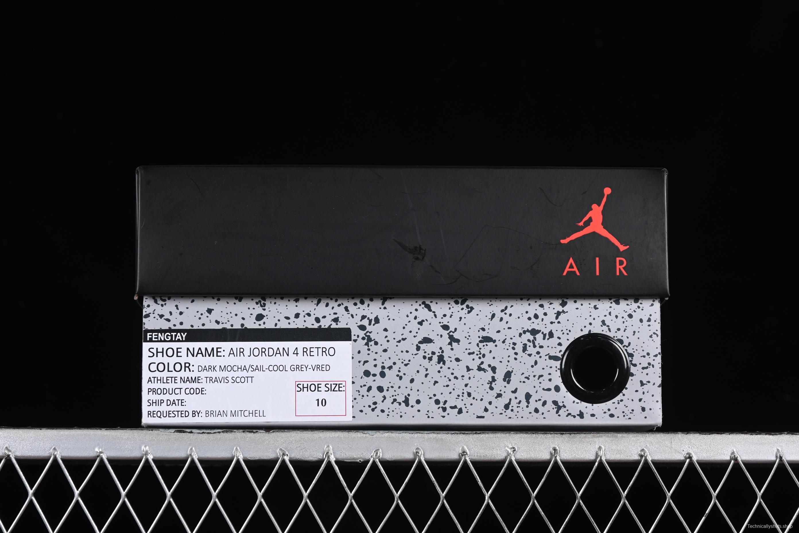 Nike Air Jordan 4 Retro TS Suede Brown - AJ4