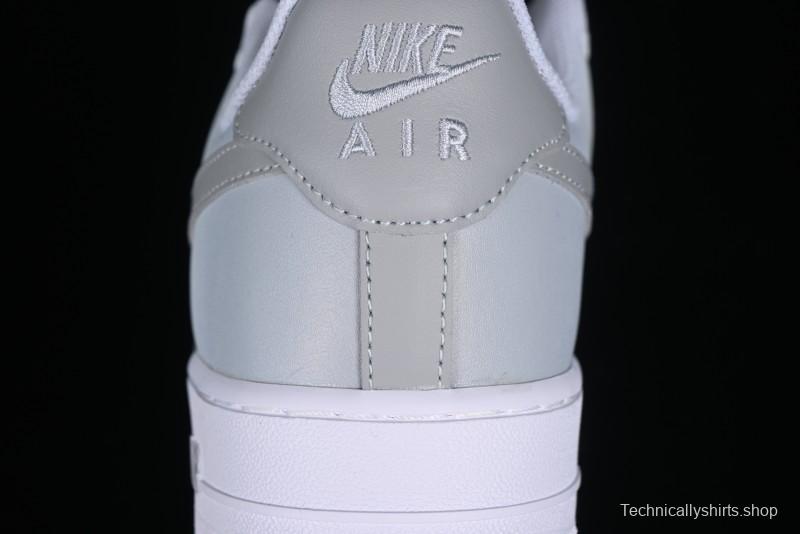 Nike Air Force 1 '07 Low Customized Anime Theme Gradient Grey Swoosh Casual Sneakers - FN0366-102