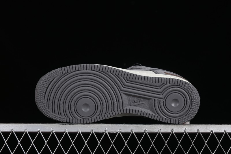 Nike Air Force 1 '07 Low LV Collaboration - Beige Grey Pigskin Casual Sneakers - HD1968-011