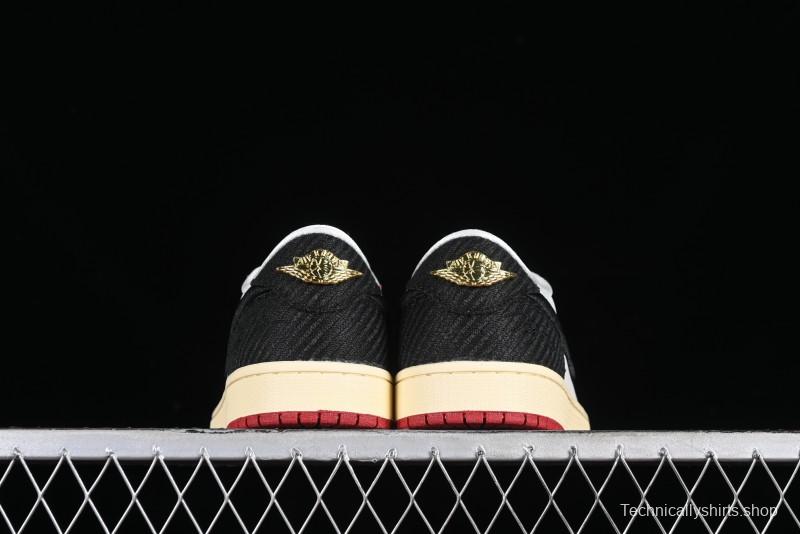 Nike Trophy Room x Jordan 1 Low OG "Away" Casual Sneakers - FN0432-100