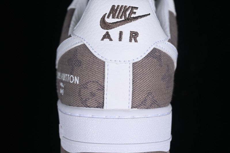 Nike Air Force 1 '07 Low Custom Casual Sneakers with Full-Length Air Cushion - CW2288-111