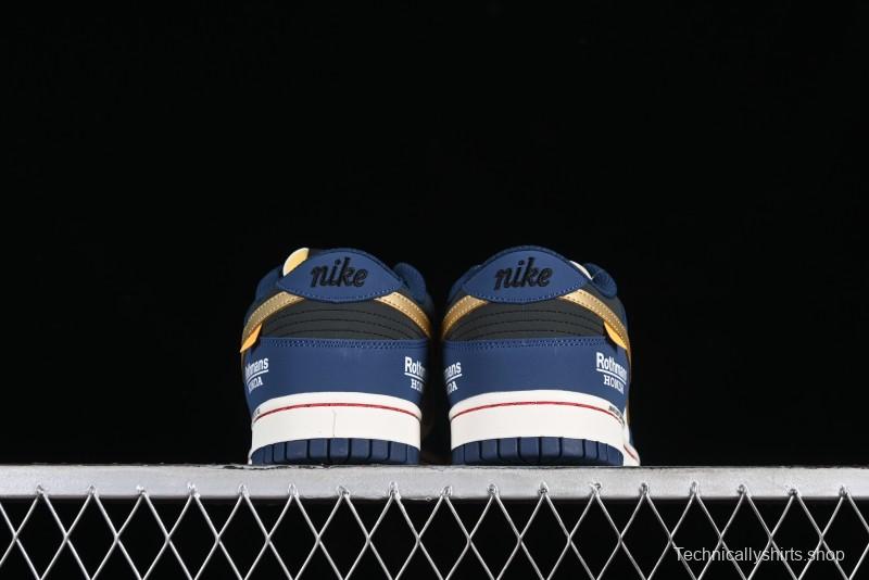 Nike SB Dunk Low Retro White Blue Collaboration Low-Top Casual Skateboarding Shoes - MU0232-365