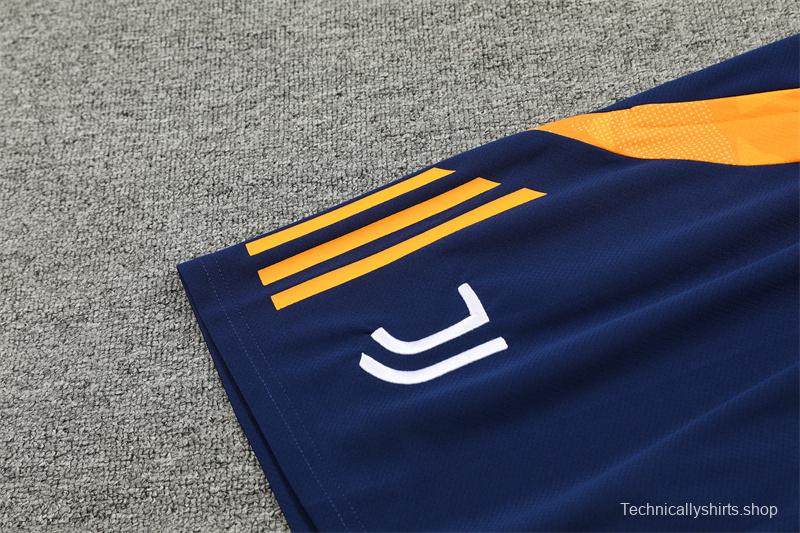 24/25 Juventus Navy Short Sleeve Jersey+Shorts