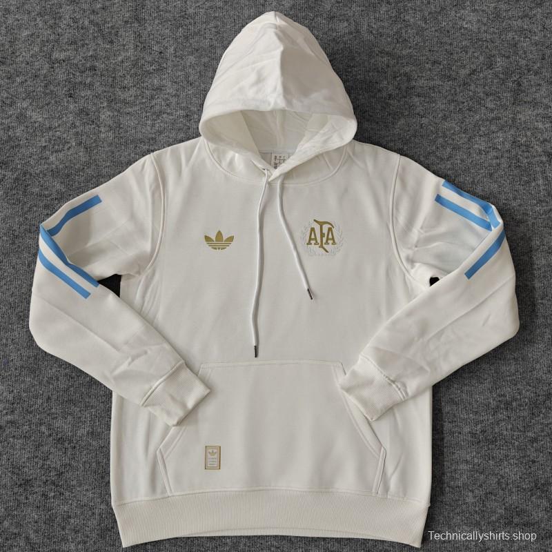 2024 Argentina 50th Anniversary Black/Navy/White/Grey/Beige 5 Color Hoodie