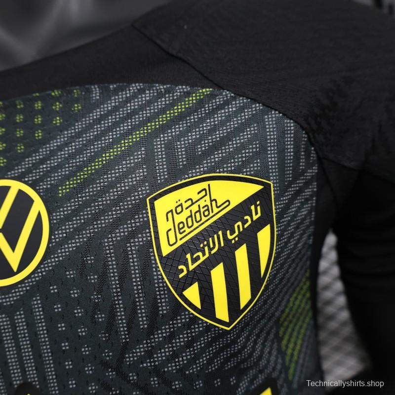 Player Version 25/26 Al-Ittihad Third Black Jersey