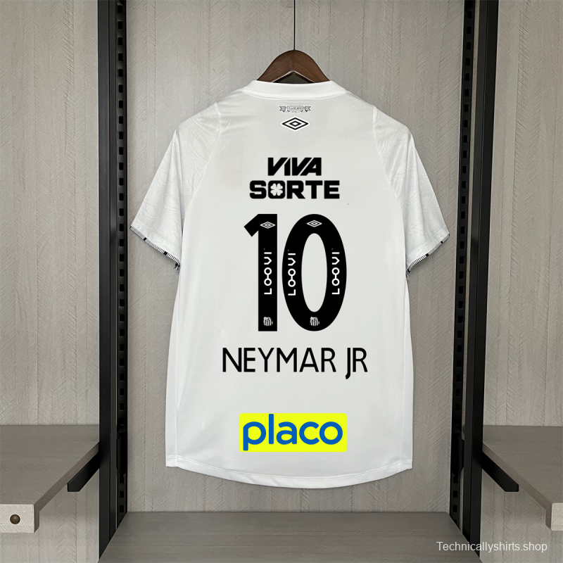 24/25 Santos &amp; Neymar Home S-XXXXL Jersey