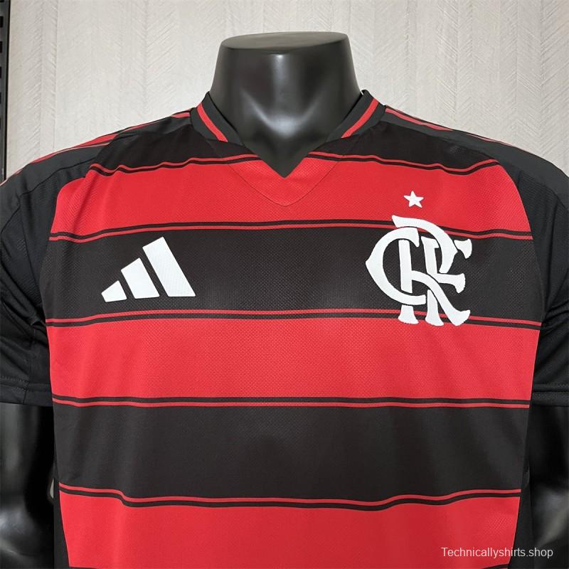 25/26 Player Version Flamengo Home Jersey S-XXXXL